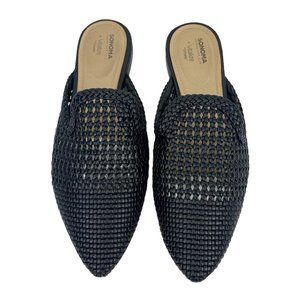 Sonoma Goods For Life Womens Collie Slip On Mule Shoes Black Size 8.5 M